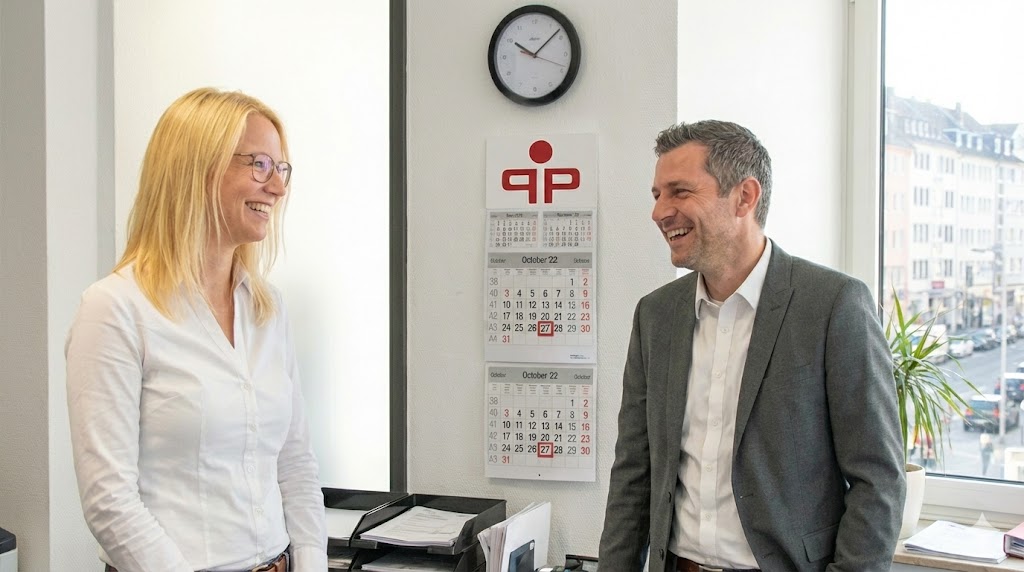 Bild freundlich Empfang