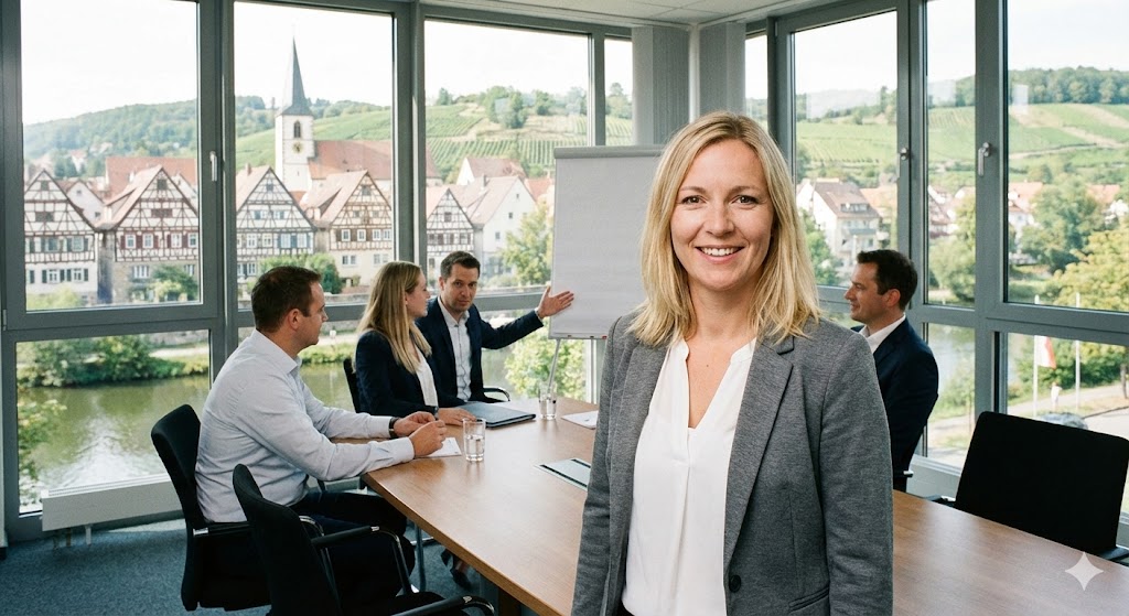 junge-geschaeftsfrau-laechelnd-mit-kollegen